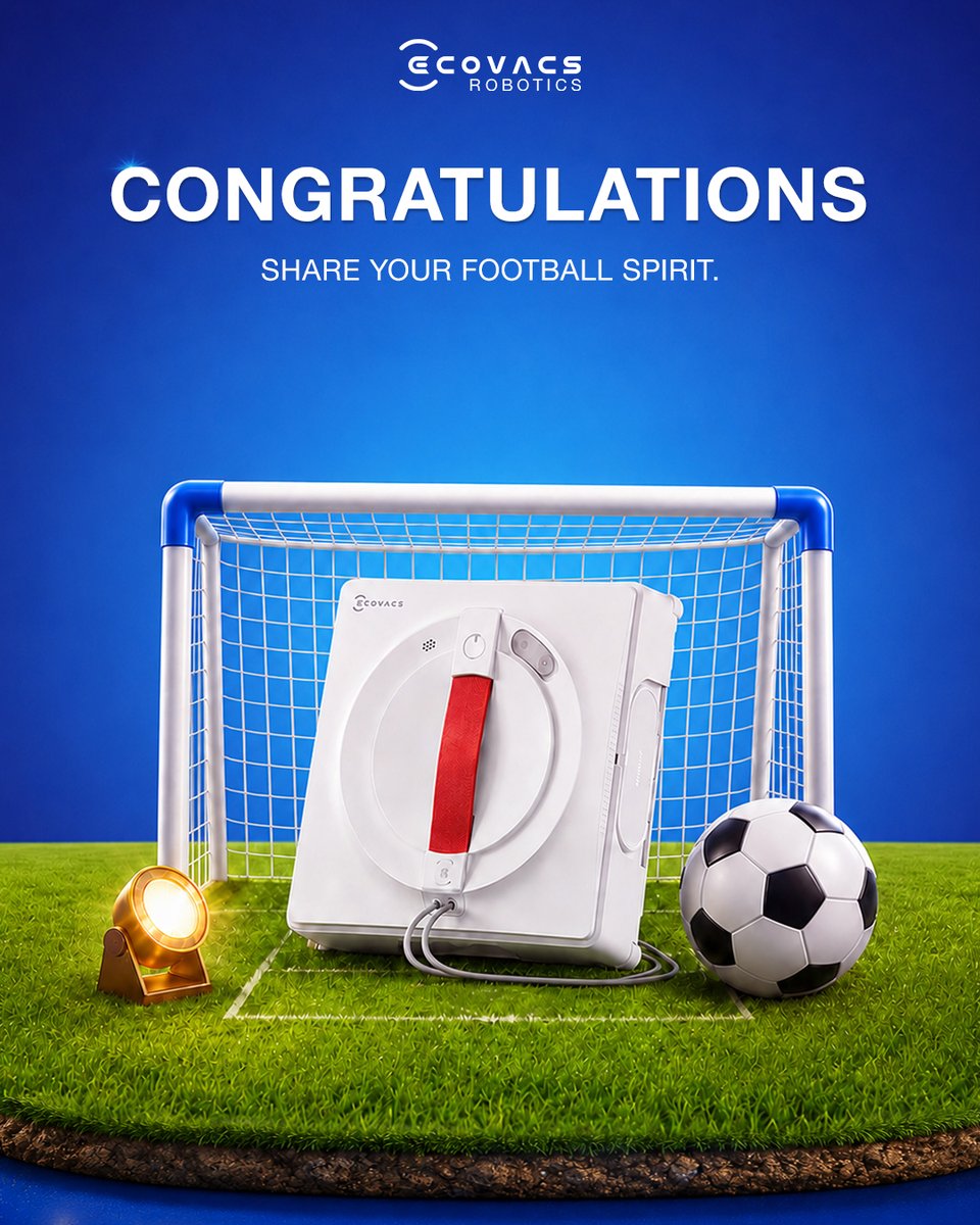 ecovacsrobotics's tweet photo. The final eight are set. 

The football fever continues — even in your ECOVACS HOME App.

Open the app and see what’s new. 

WATCH ME WIPE THE FLOOR! https://t.co/aphyjAFpRE