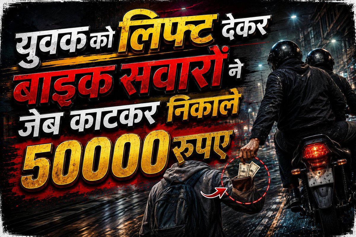 capturetimestv's tweet photo. हरदोई- जेब कतरों ने युवक को बनाया निशाना,दो बाइक सवार जेब कतरों ने युवक को लिफ्ट देकर काटी जेब,50हजार रुपये लेकर फरार,पीड़ित ने शाहाबाद कोतवाली में दी तहरीर  @dgpup @Igrangelucknow @hardoipolice https://t.co/pnYx1AeVar