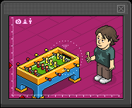 Xemnas's tweet photo. RETWEET this message and FOLLOW @Xemnas to go into the draw to win one RARE 'Foosball Table'. Must have an account on @HabboOrigins (English). One winner will be announced on Friday, 10 July 2026 NZST.

@Habbo #Habbo #HabboHotelOrigins https://t.co/rdPfNbduEa