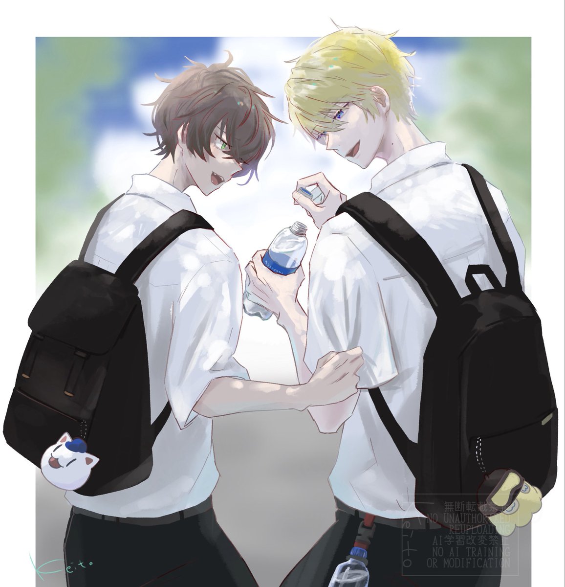 keitopict's tweet photo. 🏫☀️
⚠︎School  AU
#sonnyban https://t.co/OAscegIl0d
