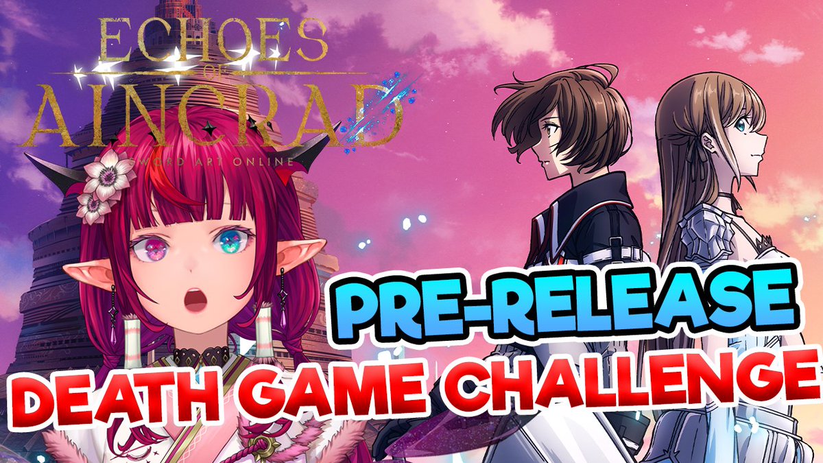 irys_en's tweet photo. 💎Upcoming Stream💎 
I'm going to be participating in a pre-release Death Game Challenge!!✨デスゲームだー！

Wait, a death game...?! 
Don't worry, IRyS will surely survive!💎❤️

Starting 8PM JST
↓↓↓
https://t.co/0JDr8gXpQk

#sponsored #Hololive #SAOEoA #DeathGameChallenge https://t.co/EfmsNlIoXs