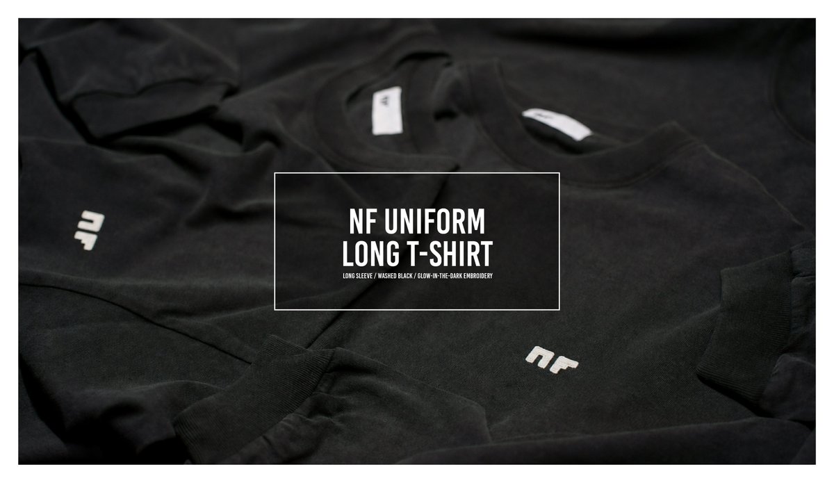 NIGHTFISHING_NF's tweet photo. 「NF Uniform Long T-shirt 」を公開！
山口一郎がDJで出演する7/26(日)FUJI ROCK FESTIVAL '26にて販売。

▼詳細はONLINE STOREにて🛒
https://t.co/gEVGmYHnF2

※FUJI ROCK FESTIVAL '26での当日販売アイテムは本アイテムのみとなります。
※イベントでの販売詳細はイベントの案内をご覧下さい。 https://t.co/fjpXfcJoHs
