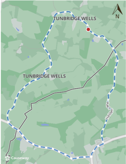 KentHighways's tweet photo. Rolvenden, Halden Lane: Will be closed approximately 290 metres Northwest of the entrance to Beston Farm from 20th-21st July.  The closure is required to allow telegraph pole replacement and associated cabling works to be carried out.  https://t.co/ruJXks5vji https://t.co/tkfD22Crmw