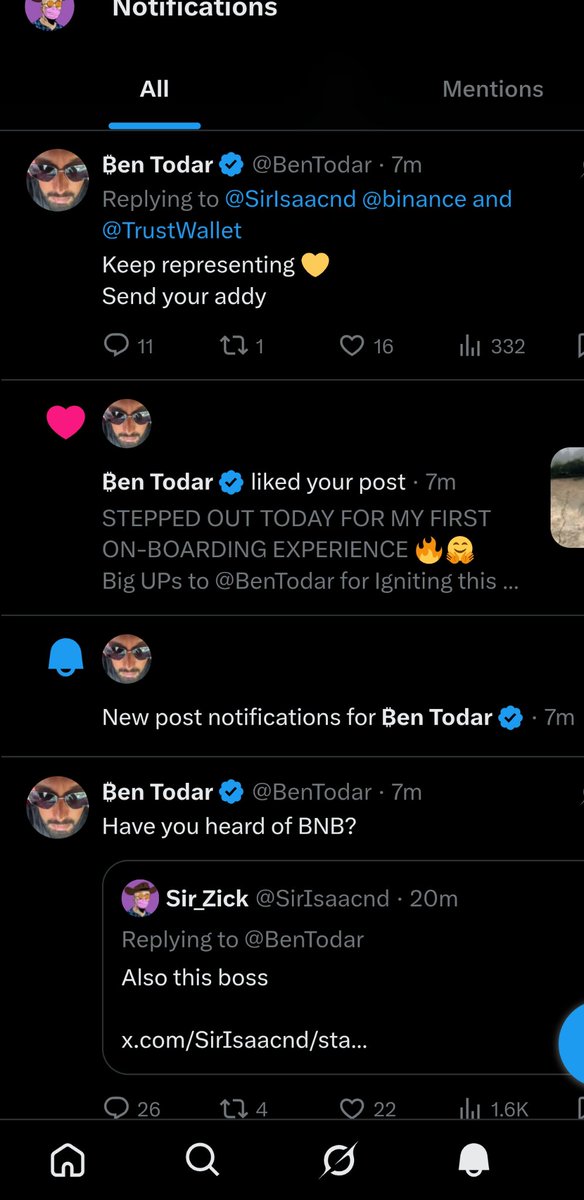 SirIsaacnd's tweet photo. @BenTodar liked my post and responded to mee 🥺🥺🔥🔥

This move is here to stay https://t.co/x9hnQ47yhj
