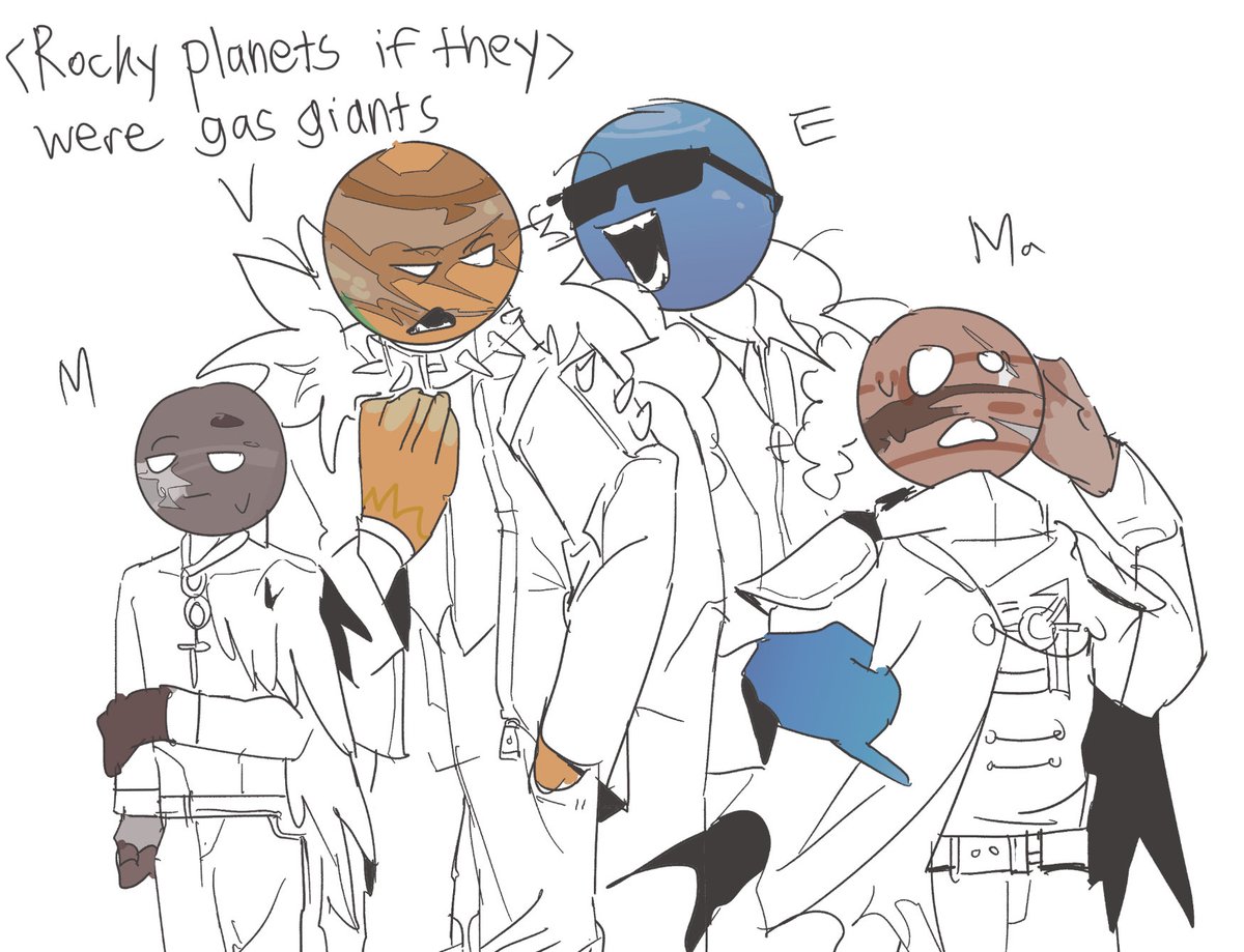 Laurel_true01's tweet photo. Rocky planets if they sucked https://t.co/cUgLEpuZjA