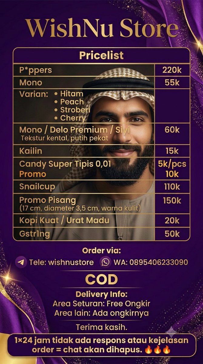 wishnustore's tweet photo. Dildo poppers kondom snailcup monogatari pelicin
Minat DM jogja https://t.co/I0LRHmNjPC