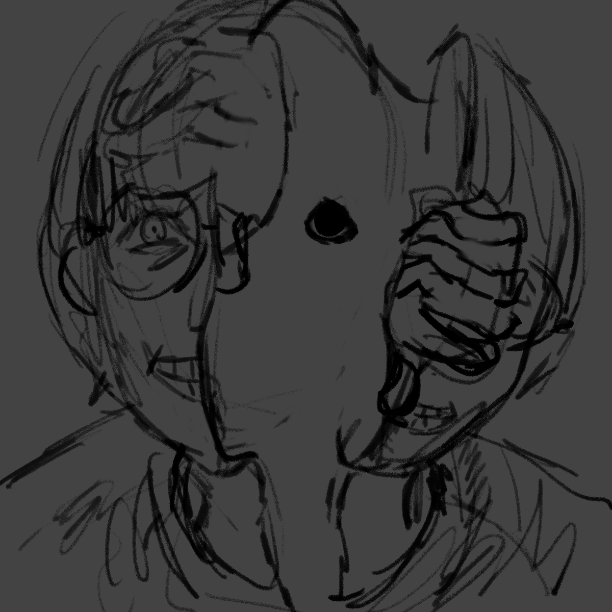 Sebaztyan1001's tweet photo. Aca unos dibujoides y su proceso ya que vengo modo inspirado por @natari_illust 

#art #terror #horror #Draw #OCㅤㅤ https://t.co/MrOyFNFLhy