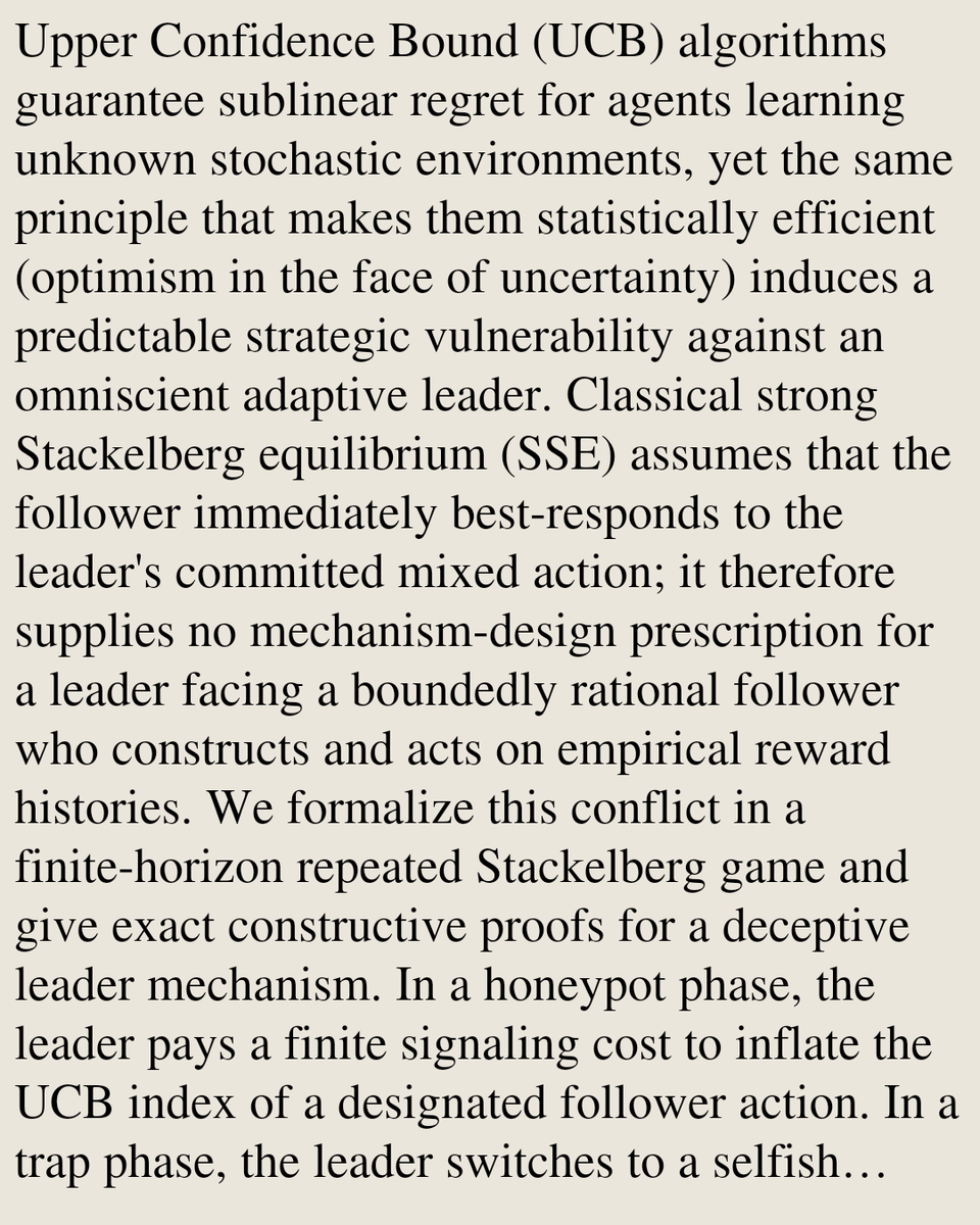 Game Theory Papers tweet media