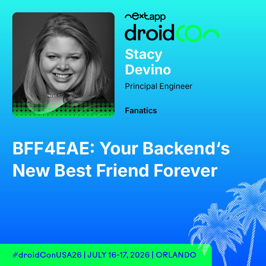droidCon tweet media