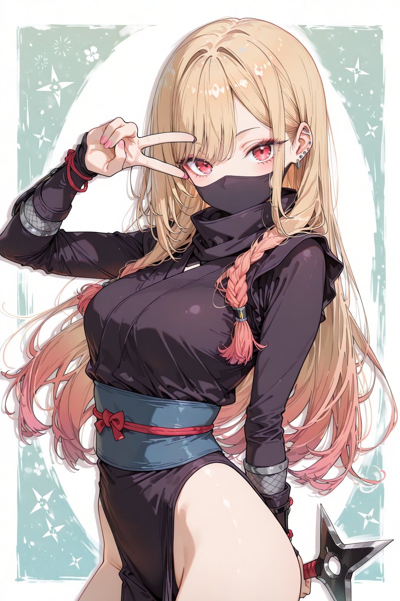 twilights_works's tweet photo. くノ一な海夢

その着せ替え人形は恋をする / My Dress-Up Darling
喜多川海夢 / Kitagawa Marin

Original SFW Illustration.
No suggestive intent, no nudity. https://t.co/uTcshKg3l3