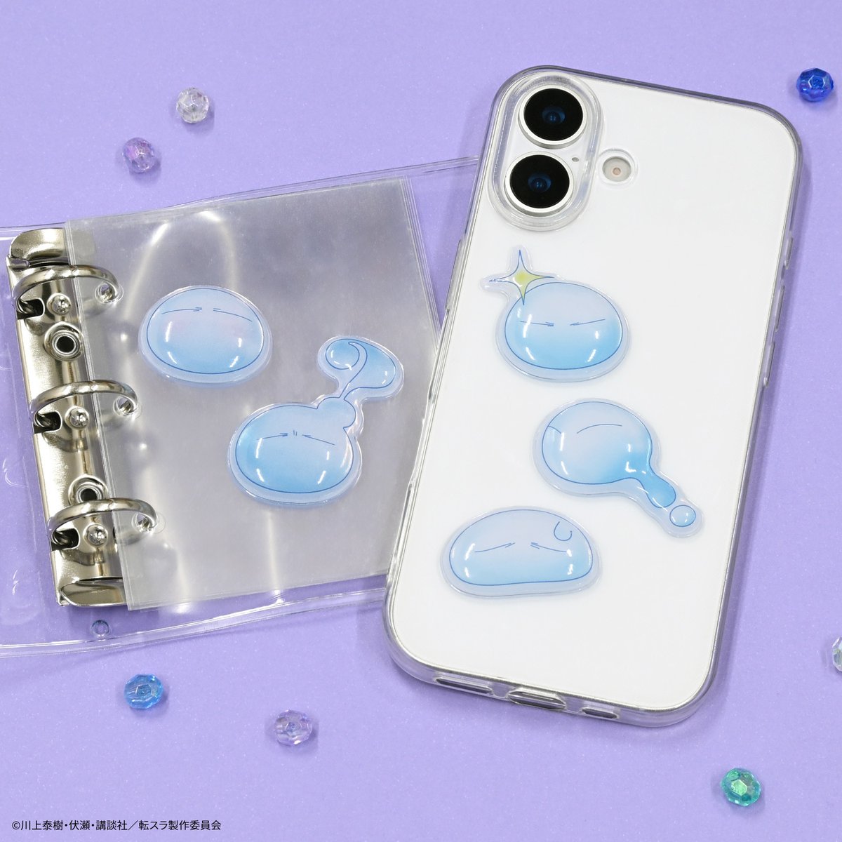 oshi_tsushin's tweet photo. ／
#転生したらスライムだった件 より
ぷっくり、つやつや質感の「bubble pop」が新登場！🫧
＼

存在感抜群の大粒サイズのリルムが可愛い✨
スマホや小物に貼って可愛くカスタマイズして楽しもう🌊

詳細はこちら↓
https://t.co/hfSLgZ7OSV https://t.co/bTOOQLOR3i