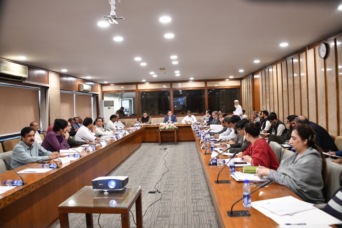 NA_Committees's tweet photo. A meeting of the Standing Committee on National Food Security and Research was held under the Chairmanship of Syed Hussain Tariq, MNA at Parliament House today.

#NACommittee @NAofPakistan https://t.co/sD2JmP6AIB