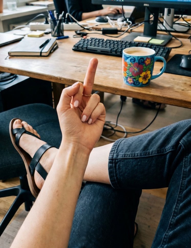 Stefanie1995497's tweet photo. Leider kein #homeoffice aber dafür #bergfest
#mittelfingermittwoch https://t.co/b3hm4k3O9P