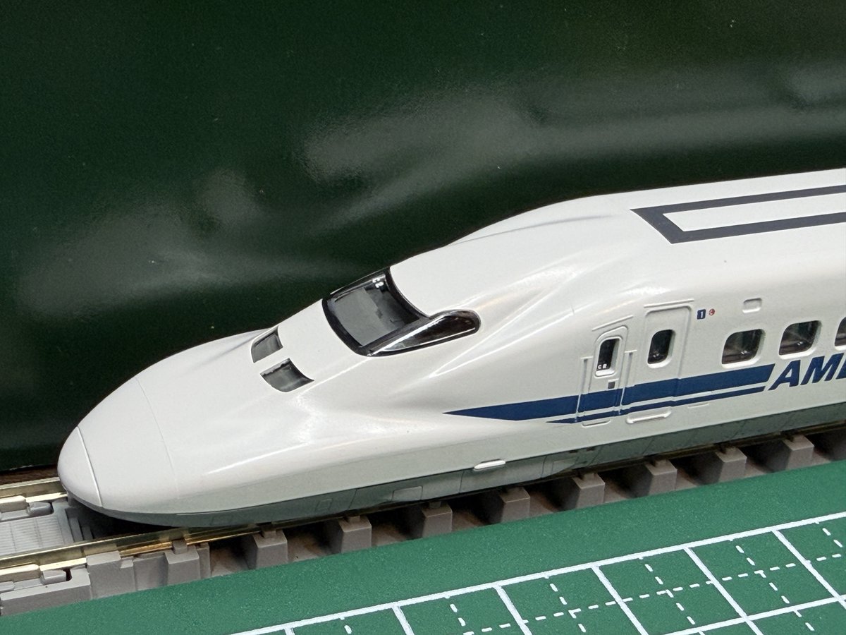 KATO製700系AMBITIOUS JAPAN!仕様 先頭車がスターターセットの印刷済み