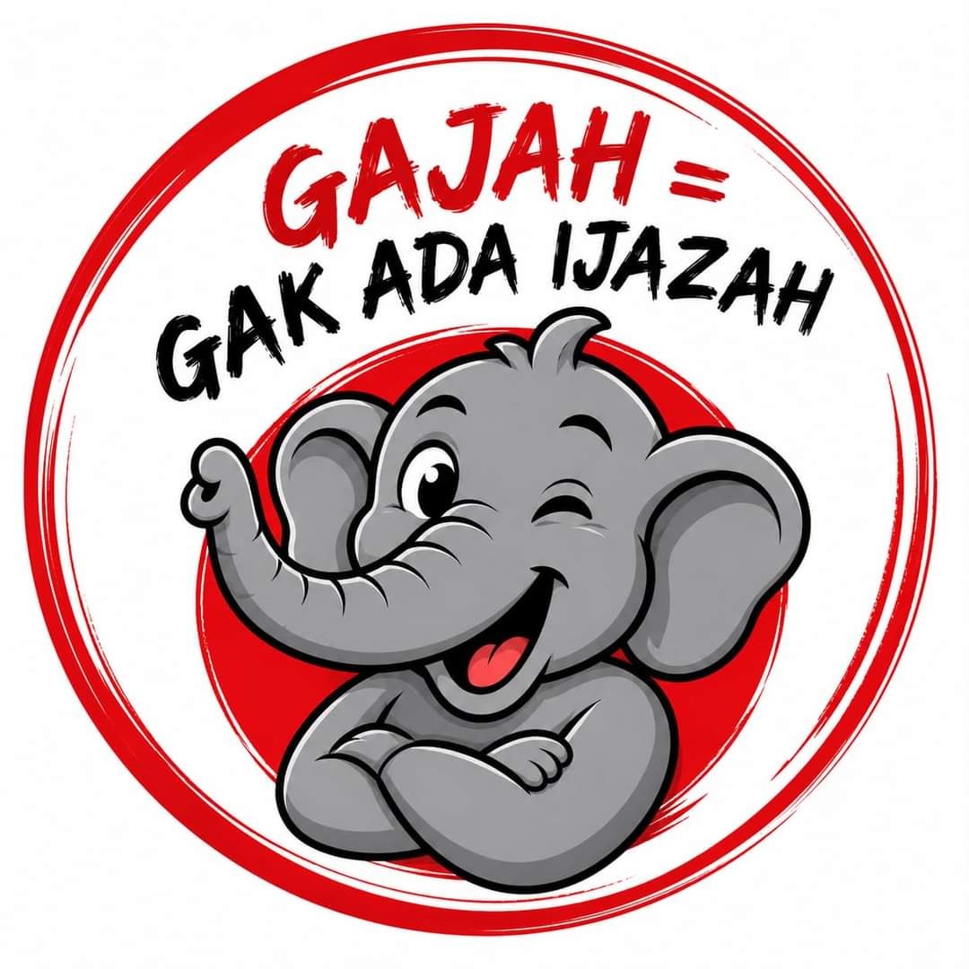 herculep638's tweet photo. gajah = gak ada ijazah https://t.co/3LdASTCeSI