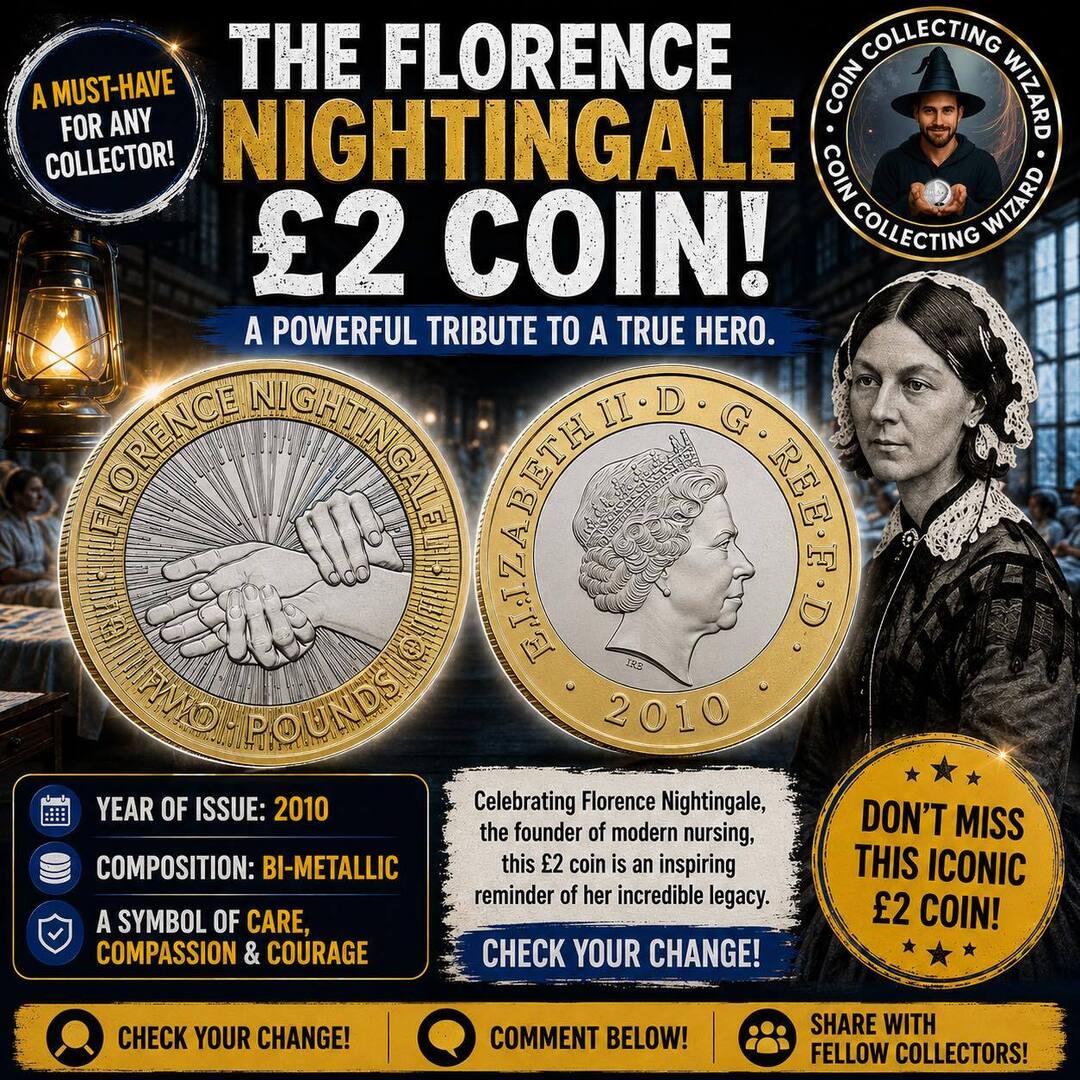 CoinCollectWiz's tweet photo. π©Ί Have You Got the Florence Nightingale Β£2? π
#FlorenceNightingale #TwoPoundCoin #CoinCollecting #UKCoins #CoinCollectingWizard https://t.co/QaAdAr1VMF https://t.co/rzL0VjrOk7