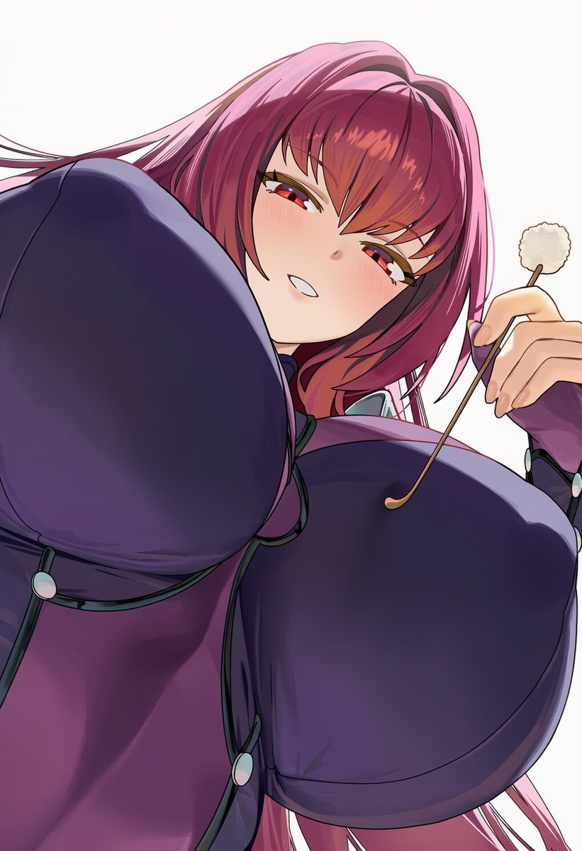 TakoTama02's tweet photo. スカサハ                                                                                                                                                                                                                                                                                    SFW anime-style illustration.