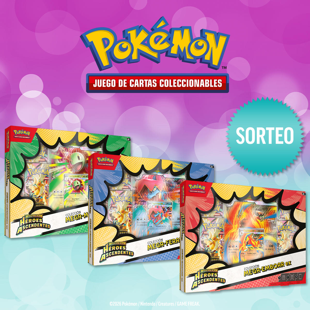 CarrefourES's tweet photo. ⚠️ SORTEAZO ⚠️
⭕️ Últimas horas ⭕️
¡Hay en juego 3 packs con 3 cajas de la colección Héroes Ascendentes de #Pokémon!¿Quieres uno?

✅ Haz FAV y RT
✅ Sigue a @Bandai_es
✅ Menciona a un amigo con #CarrefourConPokémon
✅ Participa tantas veces como quieres

¡Suerte! 🍀

Bases https://t.co/T7QovySHWd