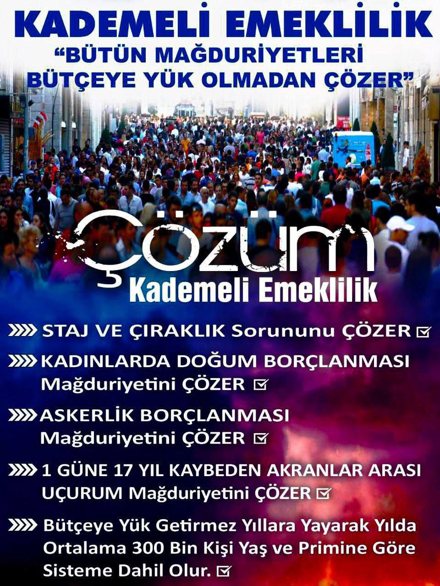 Osman_SARI007's tweet photo. Tek ve kalıcı çözüm için Kademeli Emeklilik sistemi Anayasal Haktır.
@EmadDernegi 
#Kademeİstiyoruz https://t.co/cmJBfgSWbt