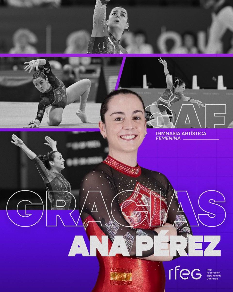 RFEGimnasia's tweet photo. #NOTICIA 🔊 Ana Pérez pone fin a una brillante trayectoria deportiva

👉 https://t.co/8ly8wKZGeI

Gracias, Ana, por tu entrega, perseverancia y profesionalidad durante todos estos años representando al #TeamESP 🇪🇸

¡Esta siempre será tu casa!🤗 https://t.co/aL4JRAWrGR