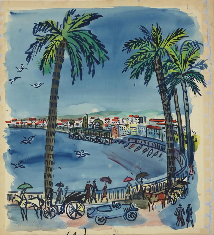 MenschOhneMusil's tweet photo. Nice, La Promenade des Anglais aux Mouettes, Raoul Dufy. https://t.co/VeZNlDlqTY