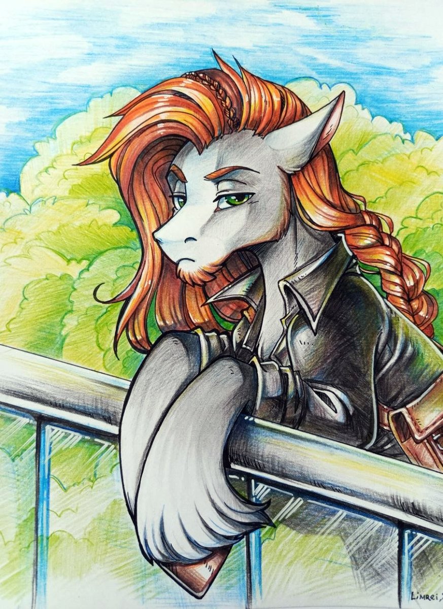 Limrei's tweet photo. Some traditional art for my friends)) #tradisionalart #pony #mlp #dragon #anthro https://t.co/ElfOxhlXkq