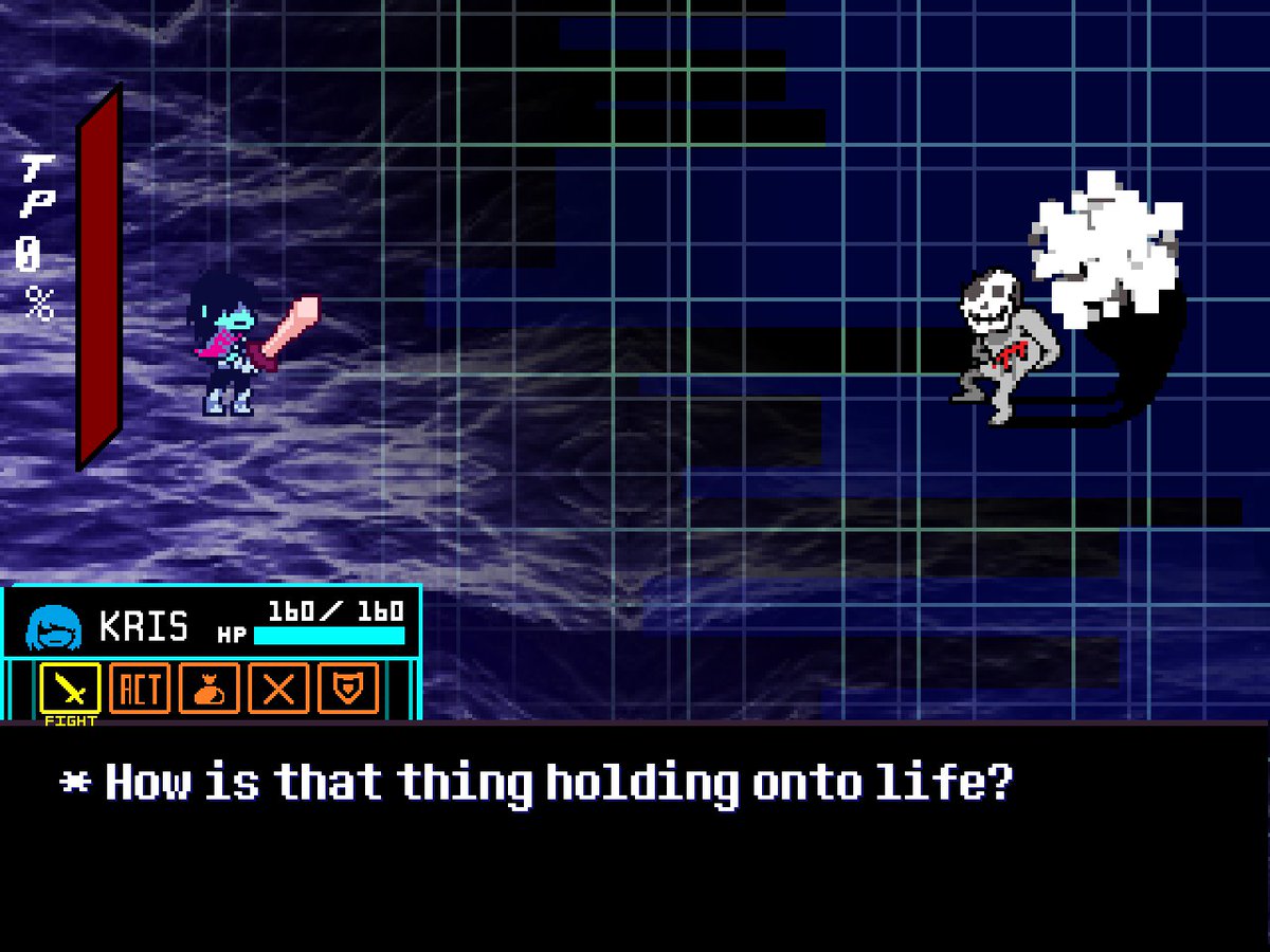 PrickledPrepper's tweet photo. What if we had to fight our own fanworks?

#DELTARUNE https://t.co/XjOVJOfMMl
