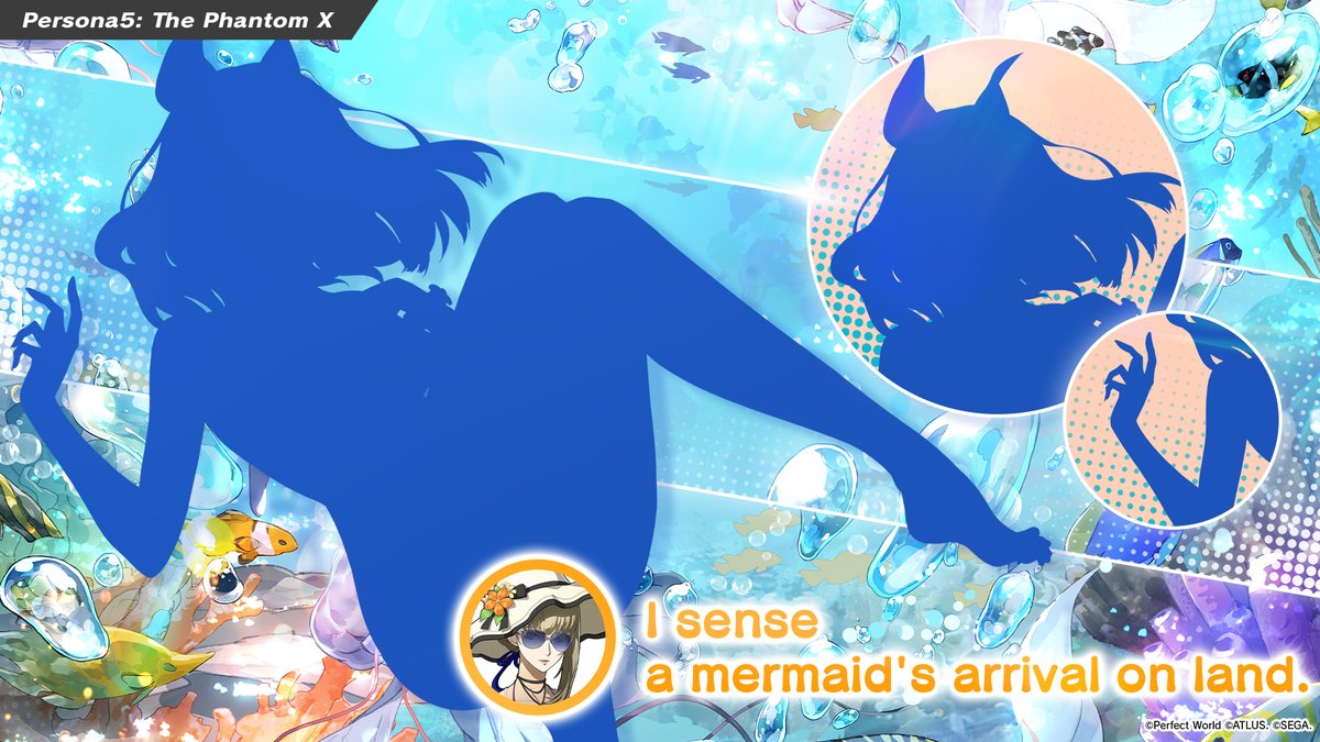 P5XOfficialWest's tweet photo. ✧─  Character Preview  ─✧
To the esteemed guests of the Velvet Room

Merope foresees shimmering splashes in the midsummer sea.

#P5XEN https://t.co/7icfDN0i02