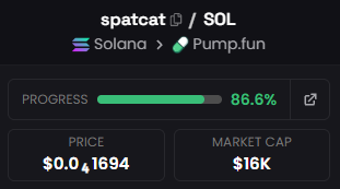 0xAMS93's tweet photo. $spatcat let's bond this 🔥

EJnXBosGyhMwNbYc92n55ibcjwH19auVX5ufvPus7bQE https://t.co/N4Xv3Udohq