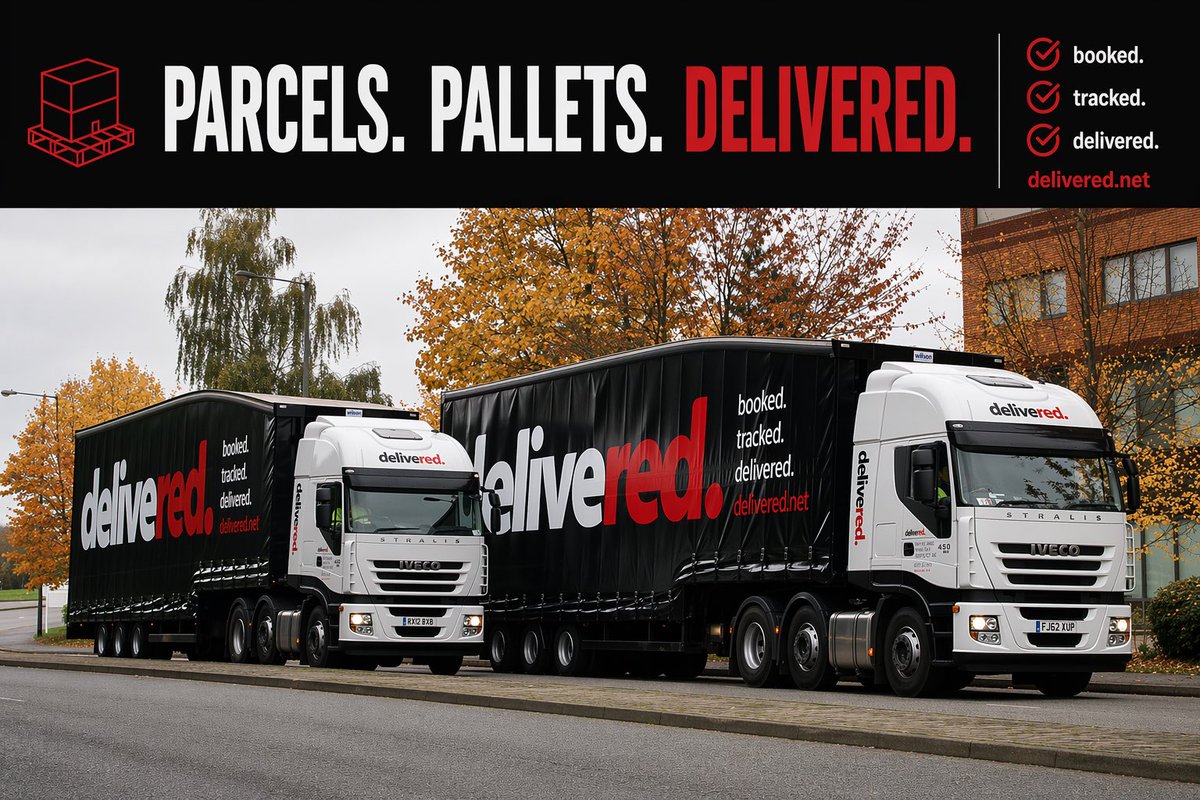 delivered_net's tweet photo. Parcels. Pallets. Delivered.🚚📦
 Whether you’re shipping a single parcel or multiple pallets, we’re here to help. Get in touch today and discover how Delivered can support your business.

📧Sales@delivered.net

#pallet #b2b #logistics https://t.co/frecttvtiH