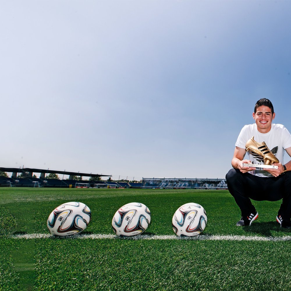MadridXtra's tweet photo. 🇨🇴⭐️ James Rodriguez in 2014 World Cup,

• 5 games
• 6 goals
• 2 assists
• 11 chances created
• 3 MOTM
• WC Golden Boot
• WC Goal of the Tournament that won Puskas Award
• WC Best XI

Historic. https://t.co/YPNsvI8SJb