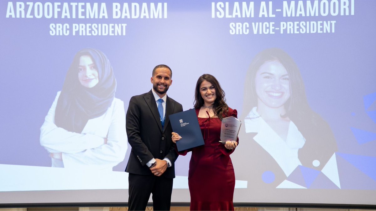 UOWD's tweet photo. At this year's UOWD Student Life Excellence Night, we celebrated the students whose leadership, volunteering and commitment continue to strengthen our university community.

#UOWD #StudentLife #Leadership https://t.co/DZU0sWiQkm