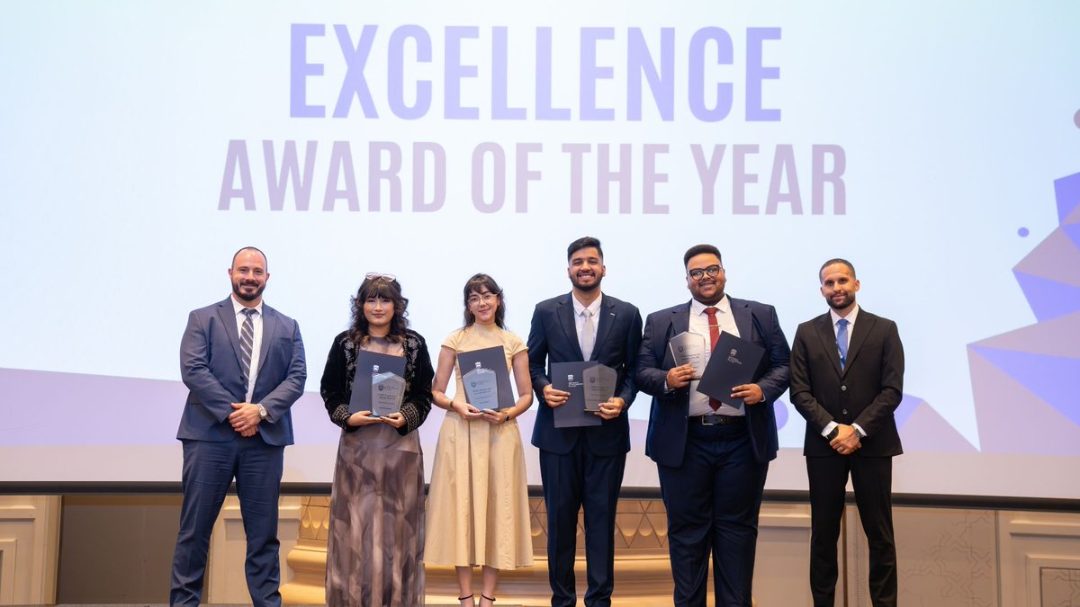 UOWD's tweet photo. At this year's UOWD Student Life Excellence Night, we celebrated the students whose leadership, volunteering and commitment continue to strengthen our university community.

#UOWD #StudentLife #Leadership https://t.co/DZU0sWiQkm