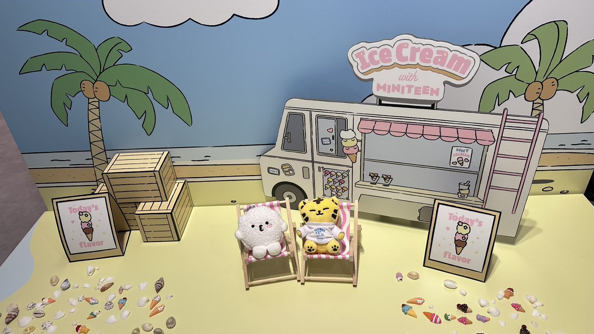 wo11223's tweet photo. 2日間MINITEEN POPUP🍨お値段はさておき全部可愛い🥹昨日はピョをお家でお留守番させて後悔したから今日はおでかけ🍚前にいたお姉さんが寂しいピョプリにタムタム添えてくださった、、ハァ可愛、、🫶シノのローセレがうらやましくて試着させて頂いた🩷🩵あゆさん２日間ありがとうございました🐯🦖 https://t.co/5nfQnuJ8X1