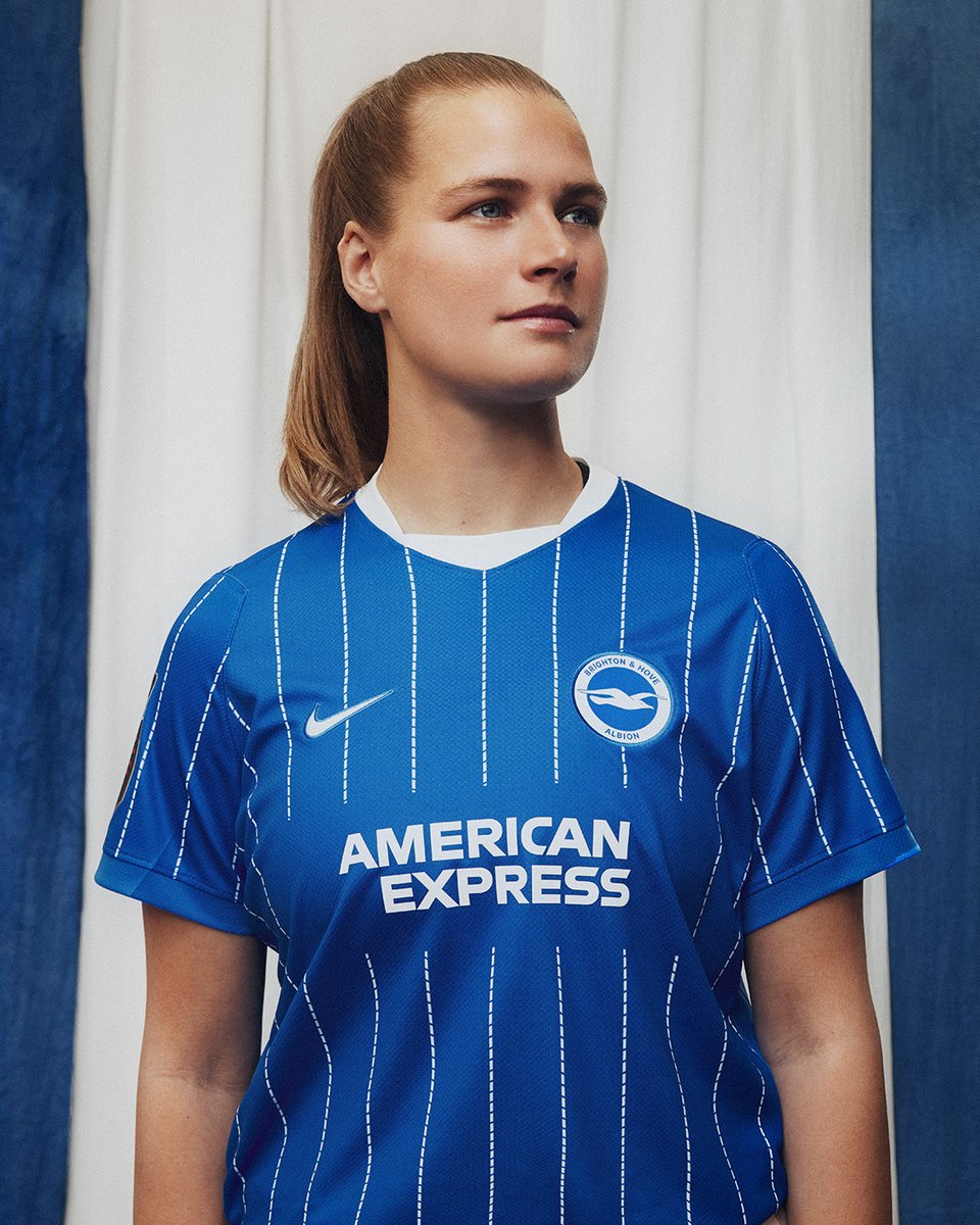 OfficialBHAFC's tweet photo. We're delighted to unveil our new @NikeFootball home &amp; away kits, available online now! 😍