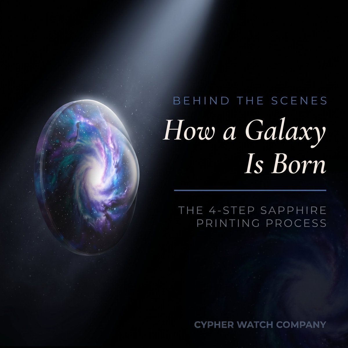 CypherWatches's tweet photo. https://t.co/2UjDQeeFES

Posted some information about our new launch Aphelion caseback galaxy printed sapphire crystal.  Must read if you love behind the scenes of how a masterpiece is created. https://t.co/Om7o1gk7lU