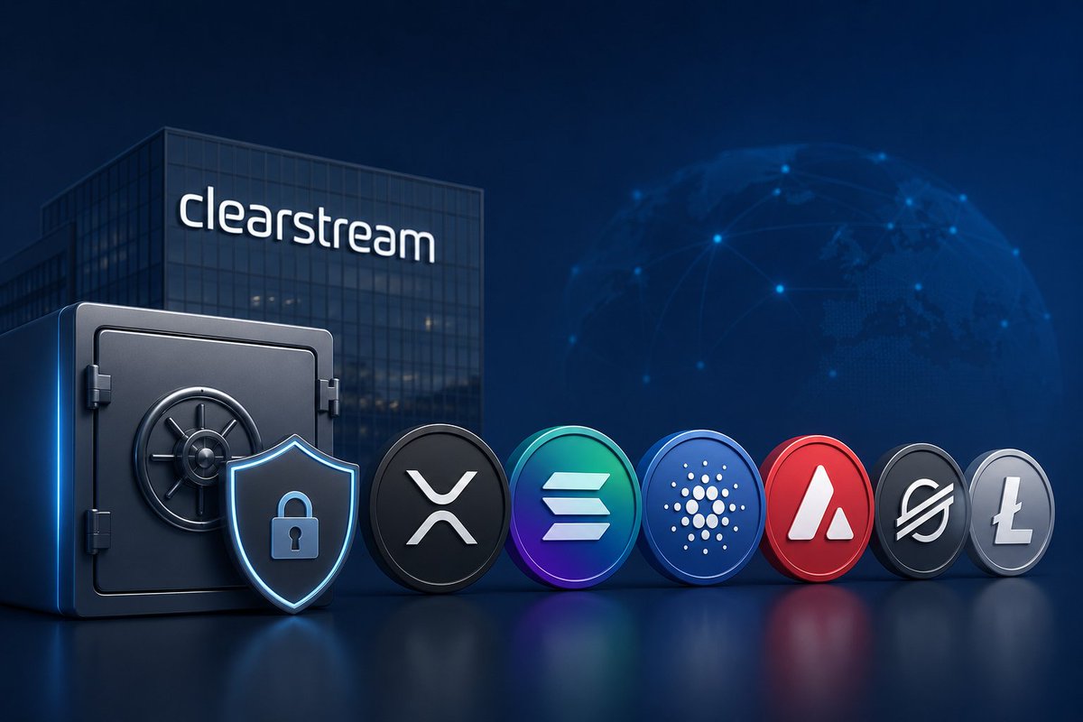 KoinSaati's tweet photo. 🗞️ #Clearstream, kurumsal #kripto saklama hizmetini genişletti. Şirket, platformuna $XRP, Solana ($SOL), Cardano ($ADA), Avalanche ($AVAX), Stellar ($XLM) ve Litecoin ($LTC) desteği ekledi.
Daha önce yalnızca Bitcoin ve Ethereum için saklama hizmeti sunan Clearstream, bu adımla birlikte ürün yelpazesini genişletirken, #MiCA uyumlu dijital varlıklara yönelik kurumsal talebin arttığını vurguladı.
Deutsche Börse bünyesinde faaliyet gösteren Clearstream, dünya genelinde 60'tan fazla piyasada saklama ve takas altyapısı hizmeti sunuyor.