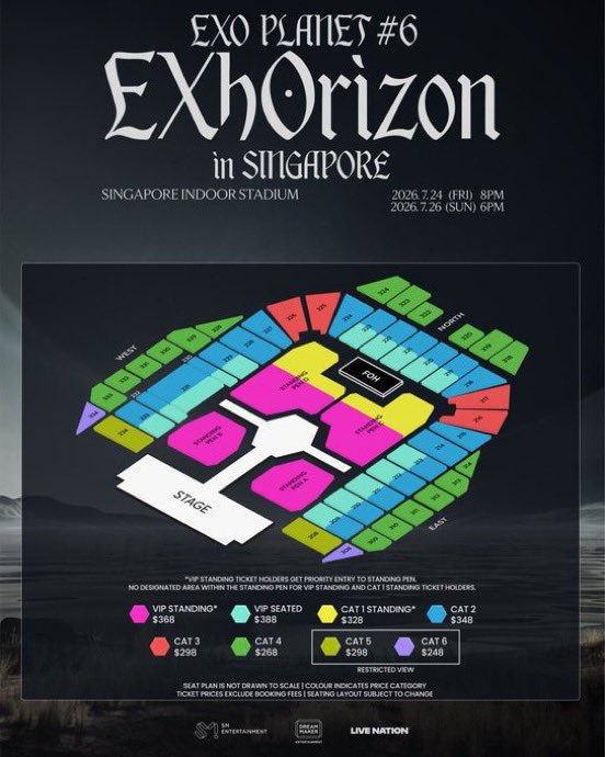 ebba_bts's tweet photo. selling Exo ticket✨

EXO PLANET #6 – EXoHorizon in Singapore
Singapore Indoor Stadium
 26 Jul 2026 | 6:00 PM
VIP Standing 
📌Standing Pen D Qn 2X
Dm
Instant transfer

#EXO #엑소 #weareoneEXO #EXOPLANET_EXhOrizon
#ExohorizoninSG #EXOinSG https://t.co/q0uOYynJzJ