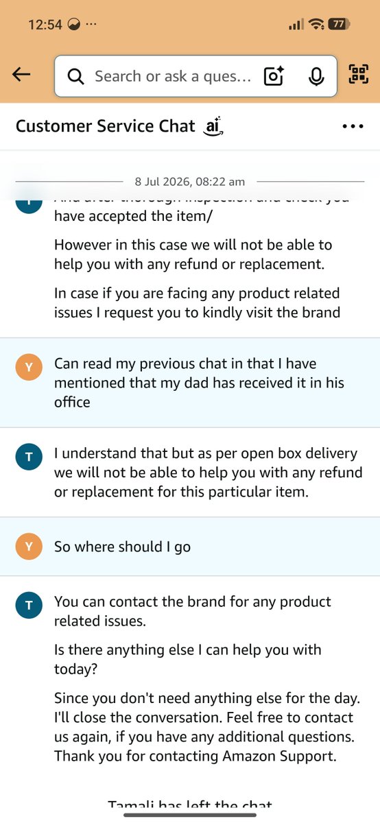 saurabhh__'s tweet photo. @amazonIN Extremely disappointed. Despite submitting my order details, photos and an unboxing video proving I received a different model than ordered your team closed the case citing Open Box DeliveryI have now escalated this to the National Consumer Helpline Docket No. 9672247. https://t.co/nMYSOc0k14