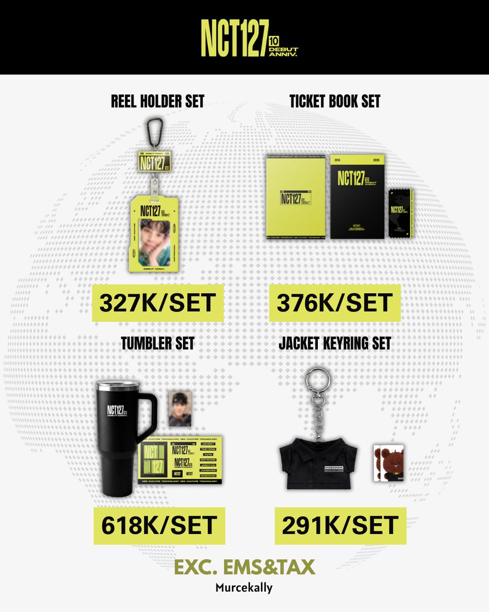 Murcekally's tweet photo. [OPEN PO] NCT 127 10th ANNIVERSARY MERCHANDISE MD

Official Online Merch

💵 Harga ada di gambar

📆Deadline: 12 Juli 2026
❌EMS&amp;tax
🌐Global Shipping
✅Free packing
💌order/tanya2 -> DM

Tag. wts wtb lfb ina go jastip korea ww worldwide helprt jajan proxy wh warehouse nctzen https://t.co/WjUDMwGvNI