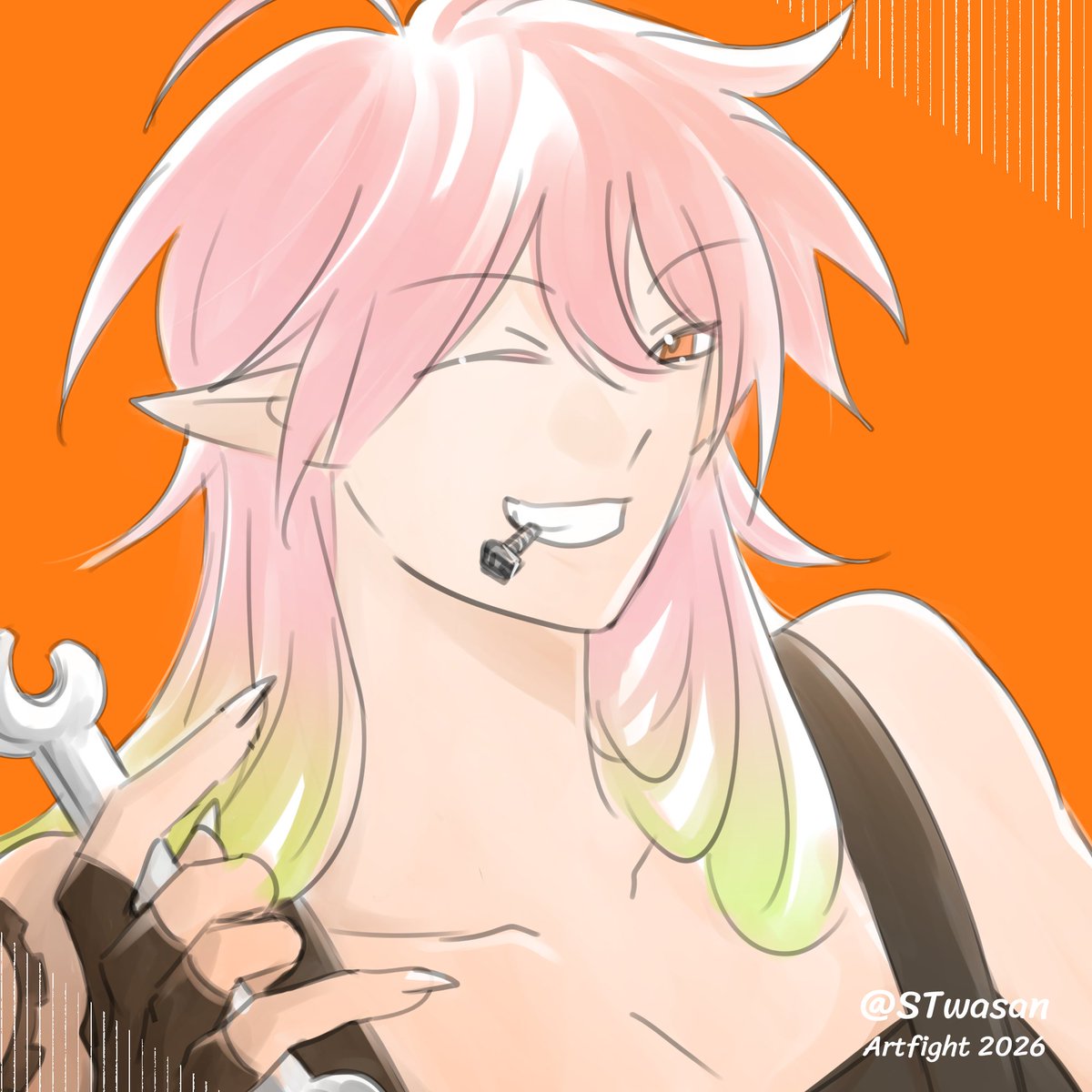 ST_wasan's tweet photo. She's so cool!
OC's Owner : Bobaarts

#artfight2026ㅤ https://t.co/1hsepEcKeF