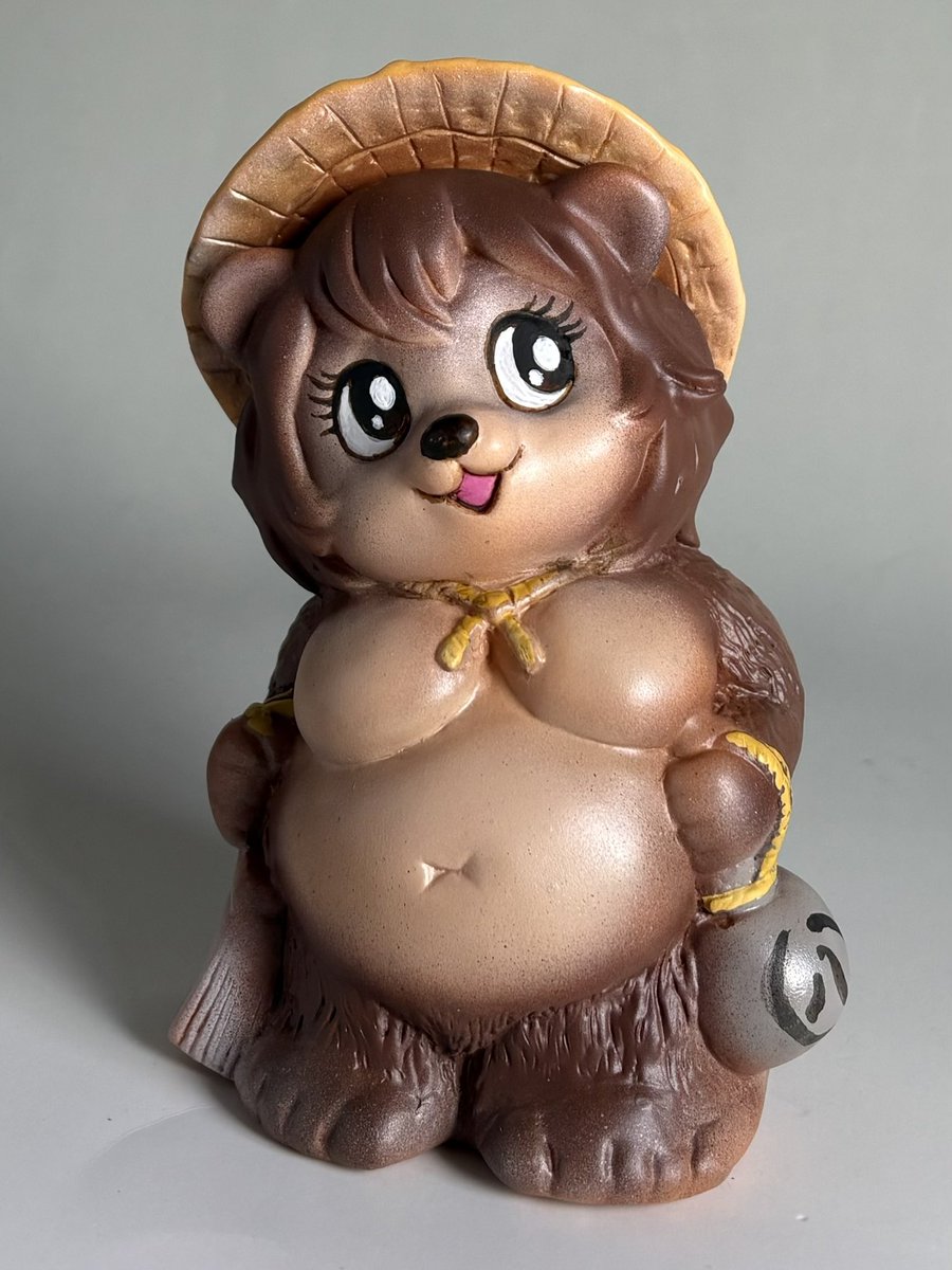 PPPppppppQQQ's tweet photo. ピンクトイズから発売予定
ソフビのたぬき
テストショットを自分で塗ってみました
ほら可愛い https://t.co/r0XxRIxnz5
