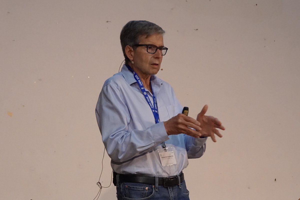 AIM_Sciences's tweet photo. Plenary Speaker Panagiotis Souganidis at the 15th AIMS Conference. #AIMSConference #AIMSConference2026 https://t.co/49hThSbjVK