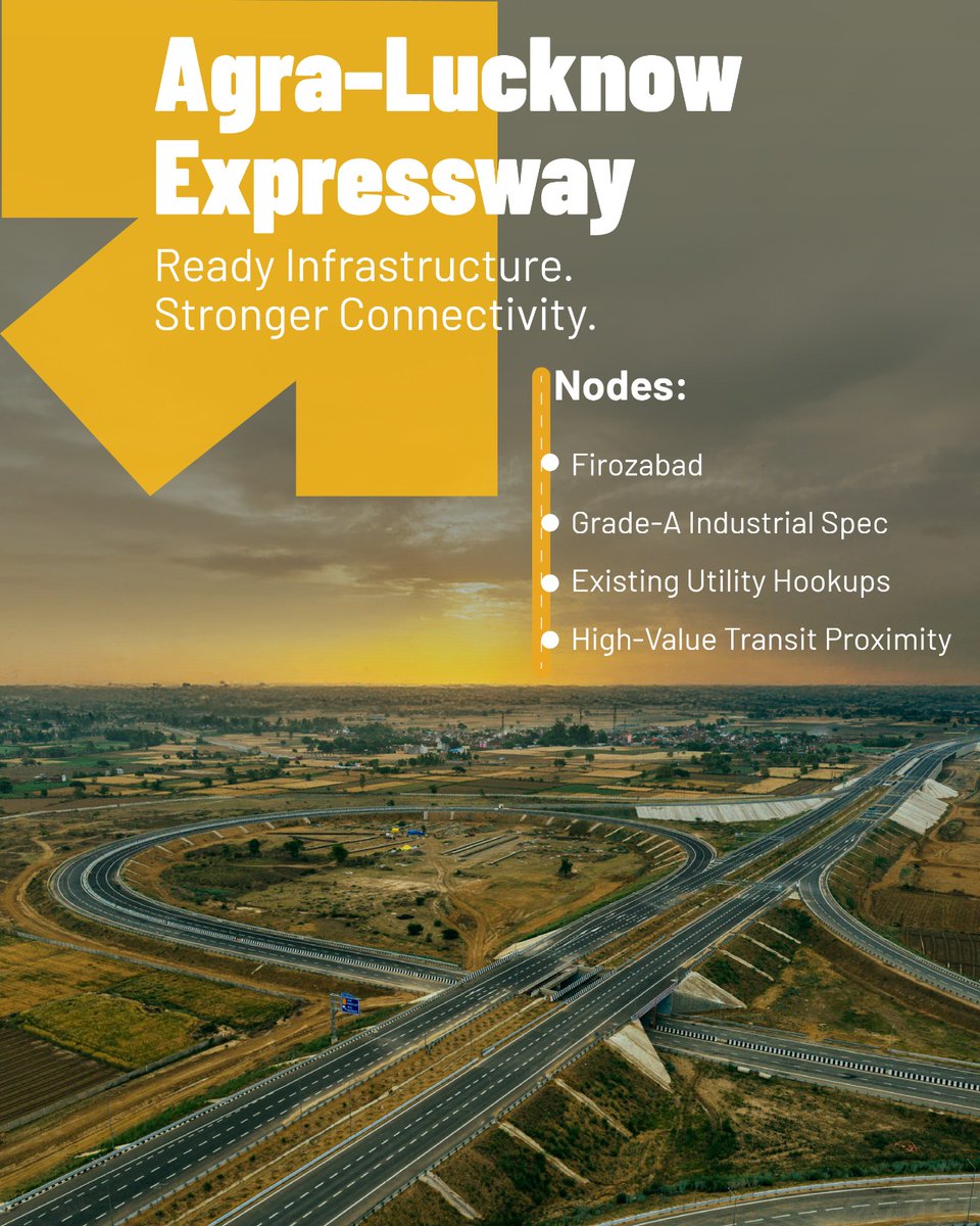 _InvestUP's tweet photo. The future of industrial growth begins with connected infrastructure, strategic planning and limitless opportunities. Uttar Pradesh is creating a network of integrated manufacturing and logistics clusters designed to support businesses with seamless connectivity, future-ready ecosystems, and investment-friendly environments. 

From established industrial corridors to emerging growth destinations, every location is built to accelerate innovation, manufacturing, and long-term success. Discover where infrastructure meets ambition and where the next chapter of industrial excellence takes shape.

#InvestUP #IndustrialGrowth #Manufacturing #Logistics #Infrastructure #EaseOfDoingBusiness #InvestmentDestination #FutureReady #BuildInUP #MakeInIndia #EconomicGrowth #IndustrialDevelopment #ThinkBigThinkUP