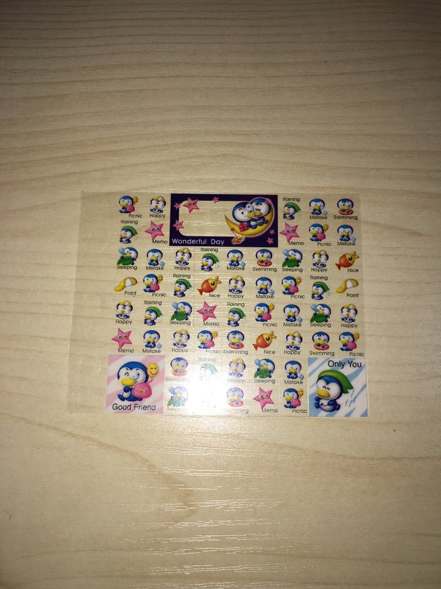 honwaka61's tweet photo. 99's-00's Dead stock sticker🫧 https://t.co/bk4qSriZag