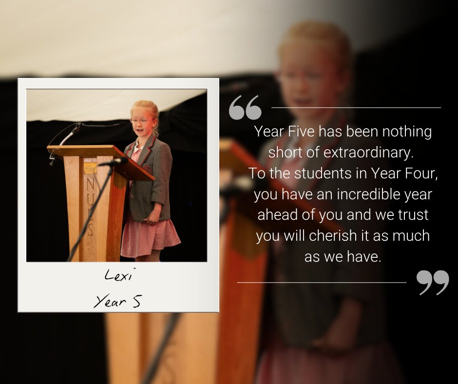 NULS_Prep's tweet photo. Something that makes our Prep Prizegiving so special is hearing from our pupils.

From sporting triumphs to creative milestones, they reminded us all of what makes our NULS Prep school so special.

Swipe through to read a few excerpts from their brilliant speeches.

#WeareNULS https://t.co/Cv9mHB21b1