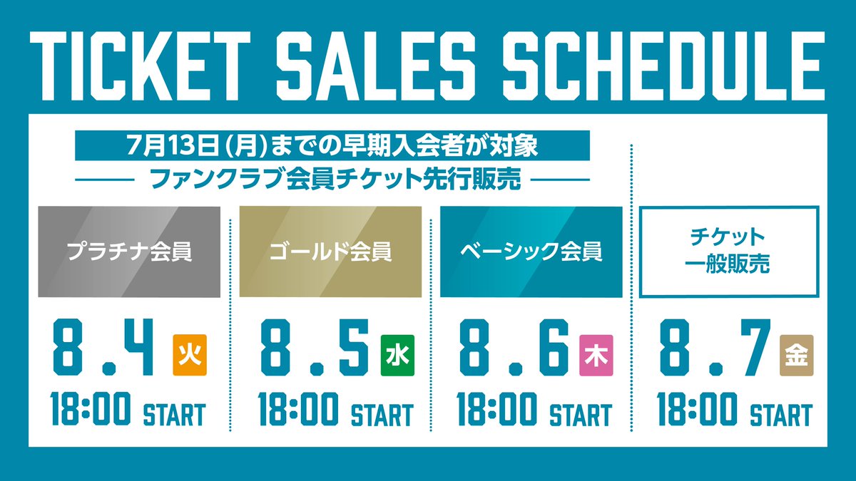 kyotohannaryz's tweet photo. ファンクラブ早期入会の締切は7/13(月)まで⚠️

プレシーズンゲームのチケット先行購入権も早期入会者限定！
ぜひお早めにご入会ください📣

▼ご入会はこちら
https://t.co/7knOgiI8gR

#京都ハンナリーズ #共に登る https://t.co/ritgaFK0CD