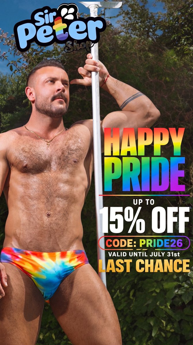sirpetershop's tweet photo. 🌈 You asked, we listened!
Thanks to the incredible support so many requests from our amazing fans, we've decided to extend our Pride promotion!
🎉 Enjoy 15% OFF on your favorite styles until the end of July.
Code: PRIDE26 at checkout and don't miss your chance.
@sirpeter https://t.co/WVbWrZv4eJ