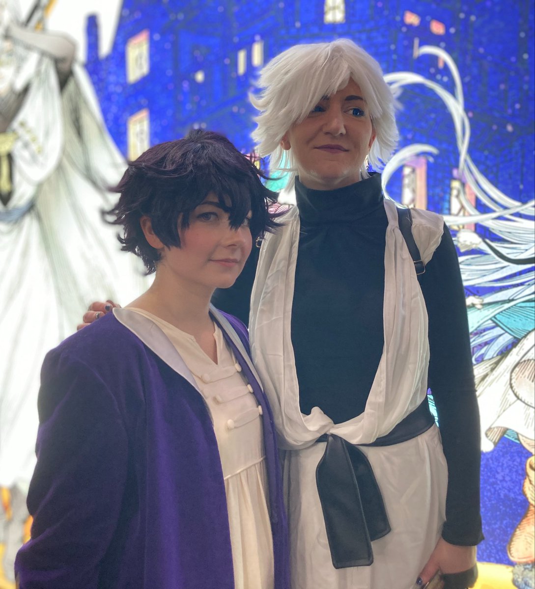 cheeseroyalty's tweet photo. this is the cosplay (i still don’t have great pics even though it’s the best thing i’ve ever made) (to combat this guy’s face being the thumbnail lol)

happy birthday to my fav wha character <3 https://t.co/m5APehxo6g