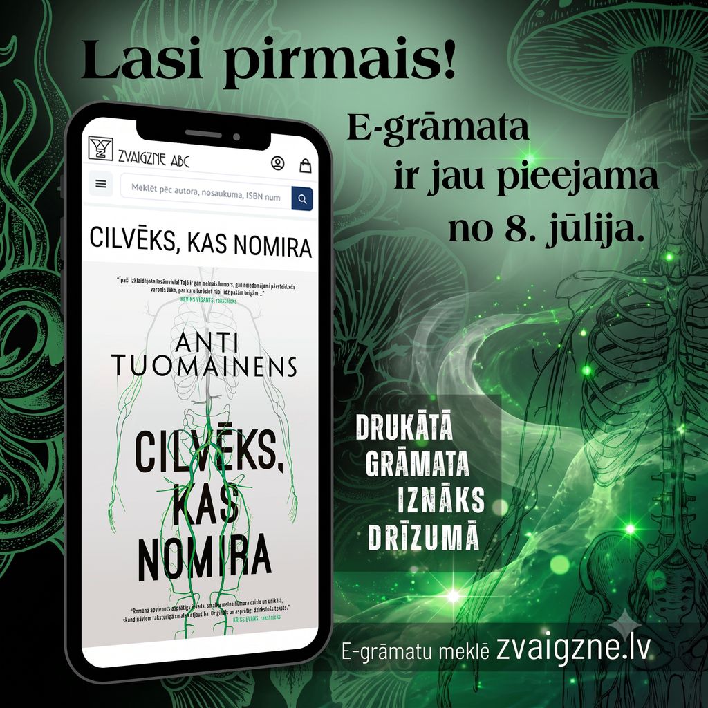 eGramatasRuna's tweet photo. Lieliska ziņa @zvaigzneabc e-grāmatu lasītājiem! Romāns “Cilvēks, kas nomira” jau pieejams e-formātā! Tas ir aizraujošs trilleris, no kura gluži vai dzirksteļo melnākā no melnajām komēdijām par dzīvi un nāvi, mīlestību un nodevību. Drukātā grāmata drīzumā. https://t.co/PBEkEswdsI https://t.co/r3CuPKqNZm